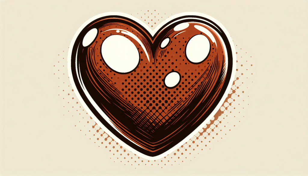 Braunes Herz Symbol / Emoji